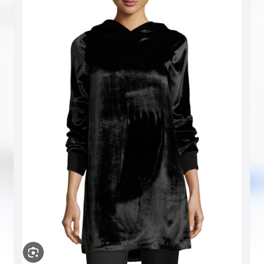 Alice + Olivia baron Velvet hooded dress - Picture 2 of 8